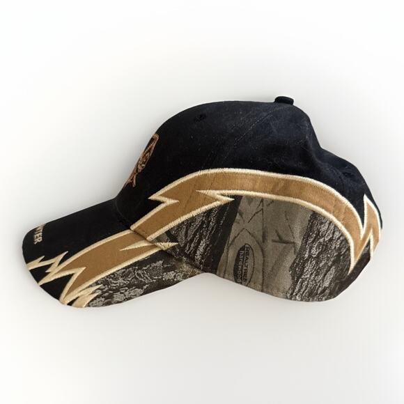 Buckwear Black Camouflage Bow Hunter Adjustable Baseball Hat Cap Embroidered - Picture 4 of 6